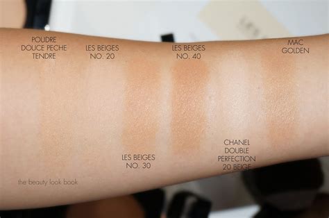 chanel powder foundation|chanel les beiges colour chart.